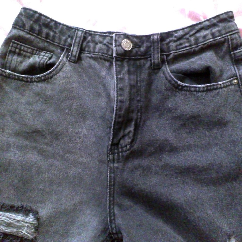duo toned straight cut jeans